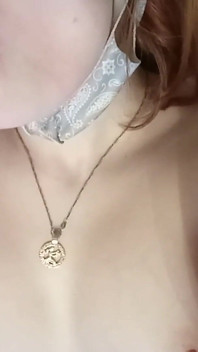 In Stockings and Bodysuit, I'm Fucking My Tight Pussy and Sucking Dildo on the Floor