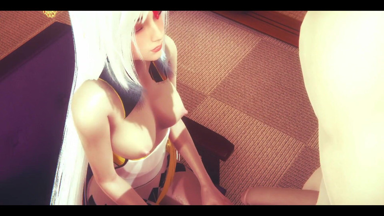 HentaiTubes: Genshin Impact Hentai - Ningguang Harter sex in der Jadekammer [handjob, blowjob, 69,...