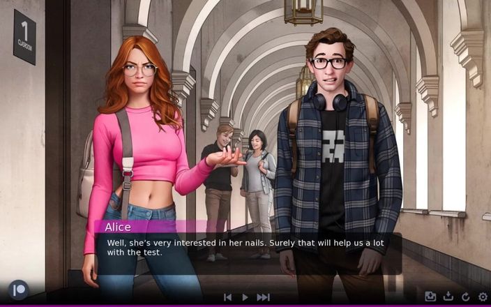 Miss Kitty 2K: Lust Campus - część 8 - gorąca kawa na koszulę