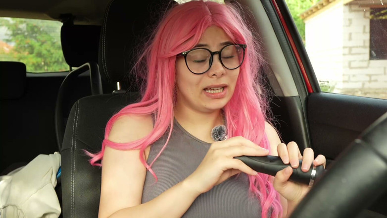 AmayaMori: I Found a Secret Toy in My Girlfriends Car