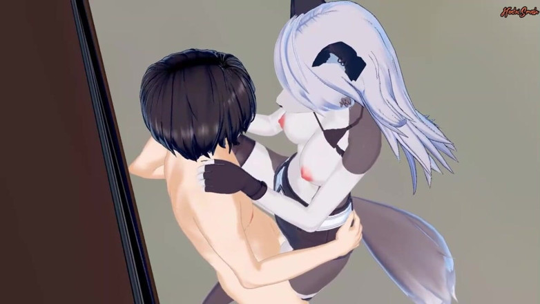 Hentai Smash: Loona je ošukaná ke zdi, než začne jezdit na péru šťastlivců -...