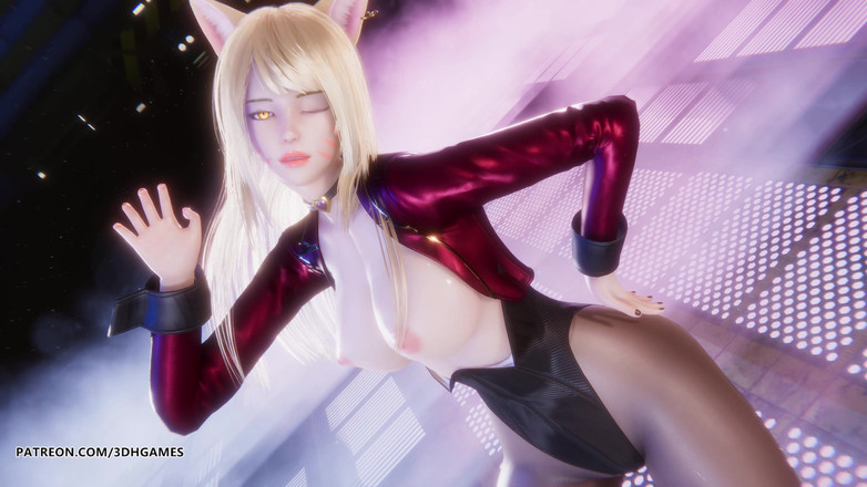 3D-Hentai Games: [MMD] Meovv - сексуальный стриптиз Лиги легенд, хентай Meow Ahri