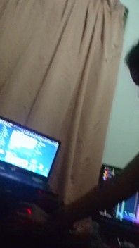Stepmom Comes to See What I'm Doing on the Computer