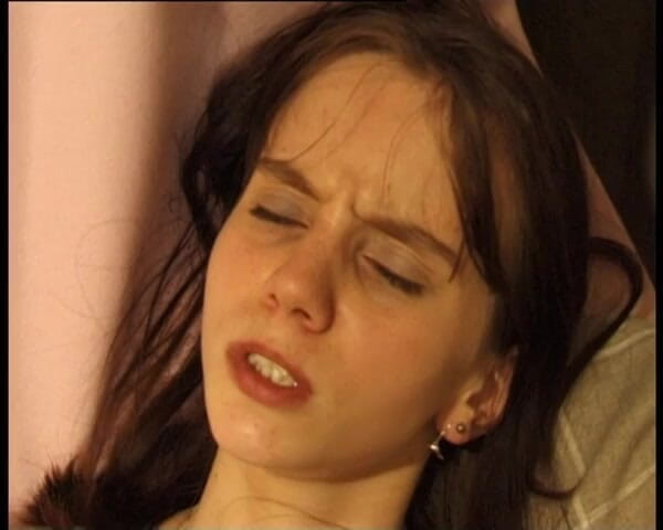 YOUR FIRST PORN: Student Maria Jerks off Both Holes