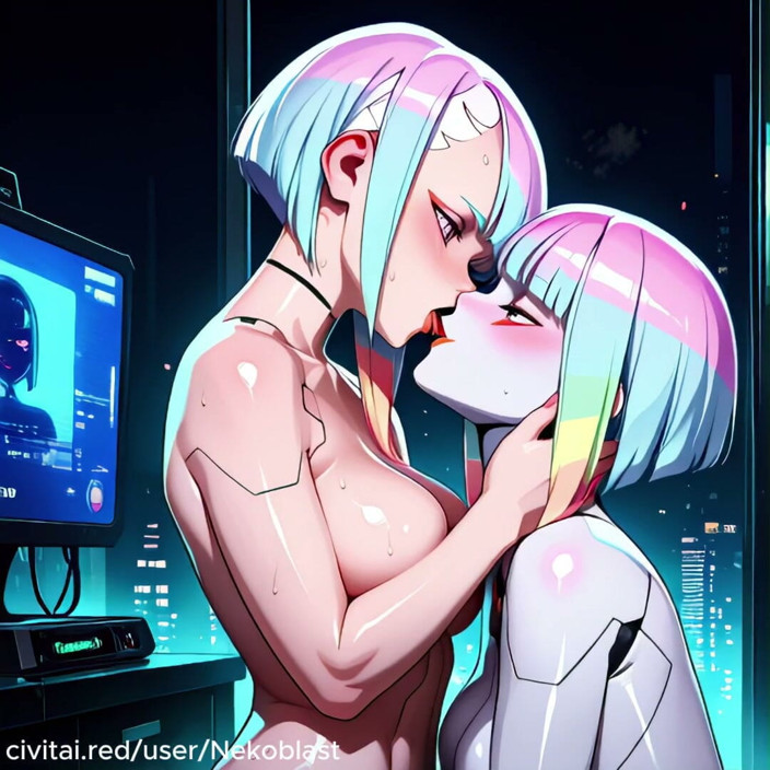Nekoblastai: Cyberpunk Edgerunners Lucy Talia Yang Rebecca Capri Capricorn Orgie Gangbang...