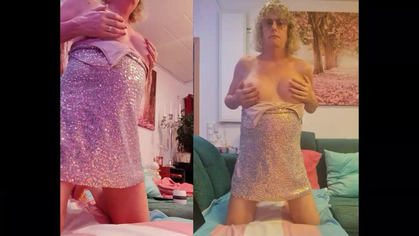 Tgirl Anna Late Night Wank and Cum with Masturbator (TSAnnaAurelia)