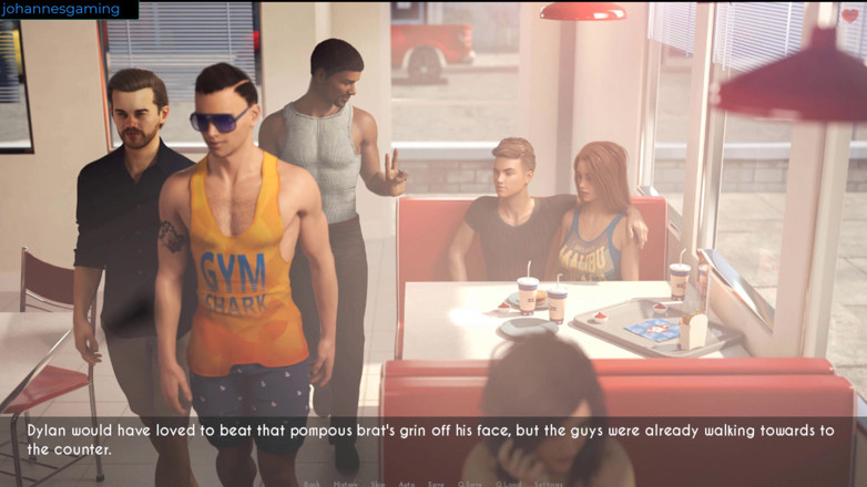 Johannes Gaming: AWAM - Dylan sai com Ellie e Christine