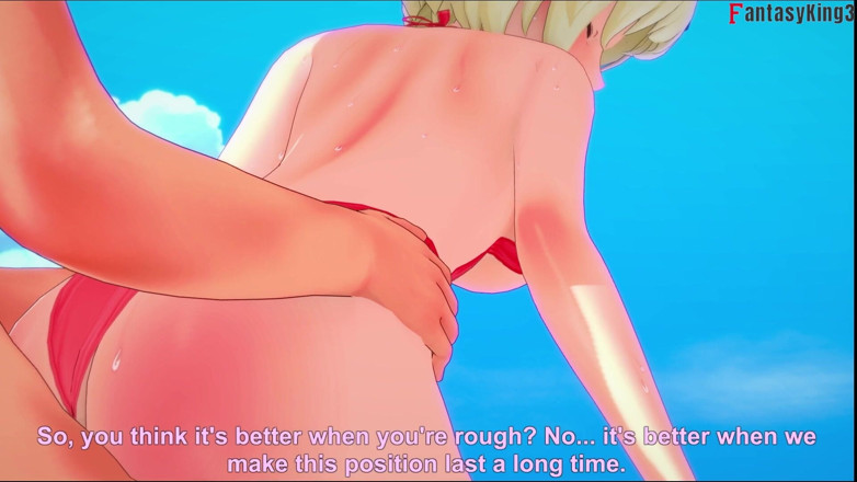 Fantasy king: Blowjob bikini Burnice di pantai - 2 - Zon Zenless Zero (zzz)