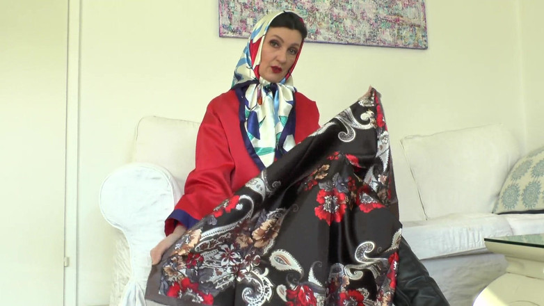 Lady Victoria Valente: Dein kopftuch-training teil 1, lady victoria Valente