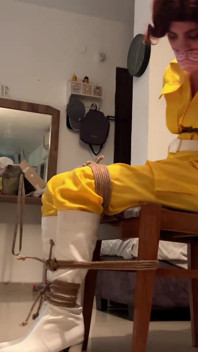 April O'neil Cosplay Chairtied