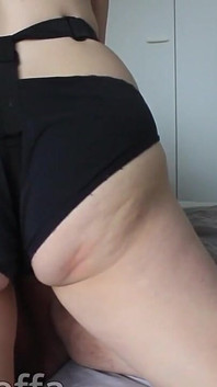 Asian Stepdaughter Pegging Her Fat Stepdaddy