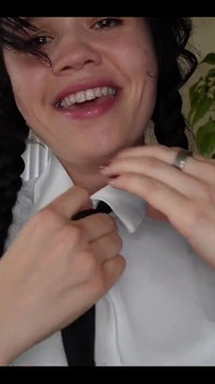 Wednesday Addams Takes Huge Cock & Load Ft. Yhivi