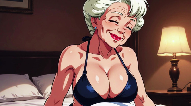 AI Porn: Ai avó, decote profundo provoca close-ups