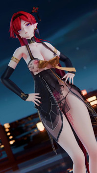 [mmd] boutique Yinyin-bingbing Danse coréenne lingerie érotique strip-tease obscène