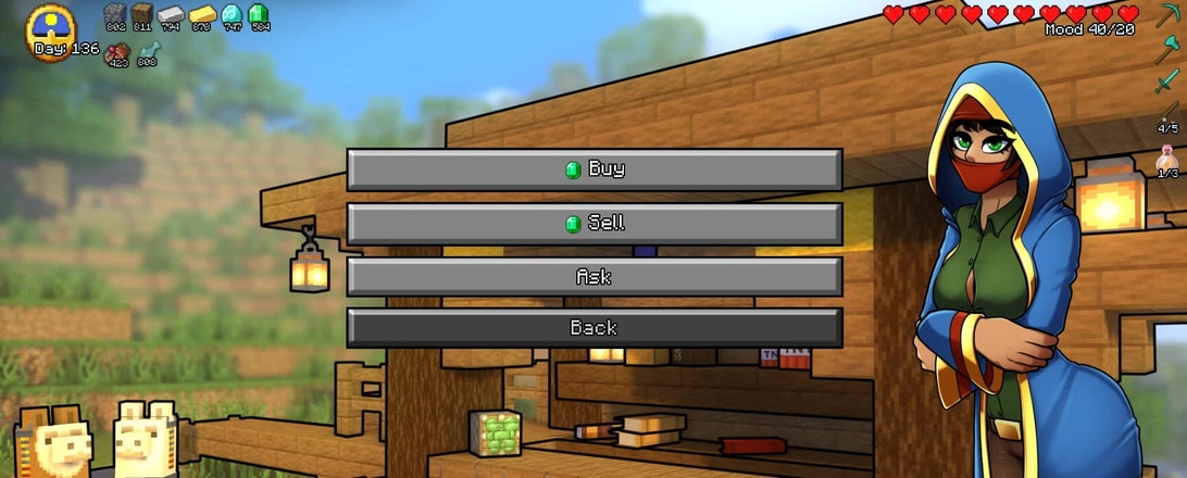 LoveSkySan69Real: MineCraft HornyCraft, часть 83, сводная сестренка хочет пососать мой хуй от LoveskySanhentai