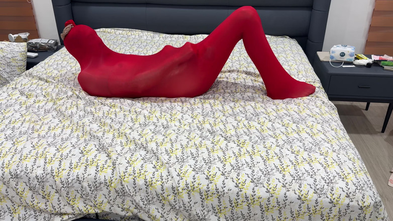 Asian foot goddess: Муміфікаційні колготки, бондаж усього тіла