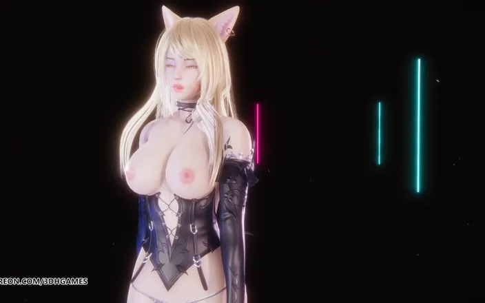3D-Hentai Games: [mmd] Red Velvet - Monster Ahri Evelynn Sexy Striptease League of...