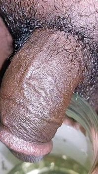 Micro Penis Pissing in Bottle Again and Again Until It Full Later to Use as Cold Drink