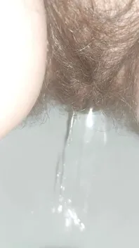 Pee Pissing in the Toilet