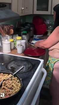 In the Kitchen Cooking for You - Breakfast Burritos