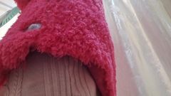 Your Italian Stepmother Shows You Her Ass and Hairy Pussy in the Mall