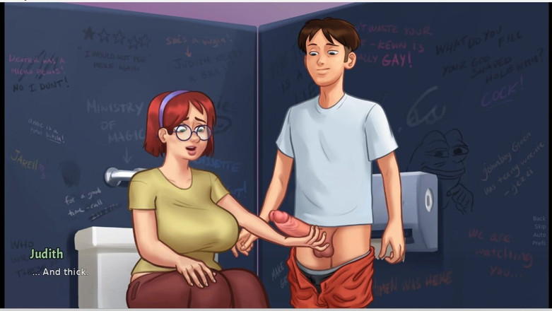 XXX Games Bunk: Saga di summertime - Gameplay - gioco di ruolo - Tabù - Judith pressione...