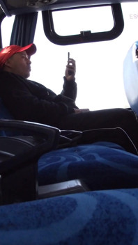 Alone in the Back Seat of the Bus - Masturbation Until I Explode