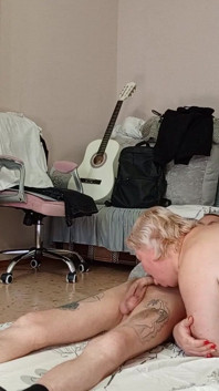 Porra na garganta da minha esposa depois do boquete