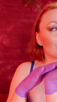 Purple Nitrile Gloves Asmr Video