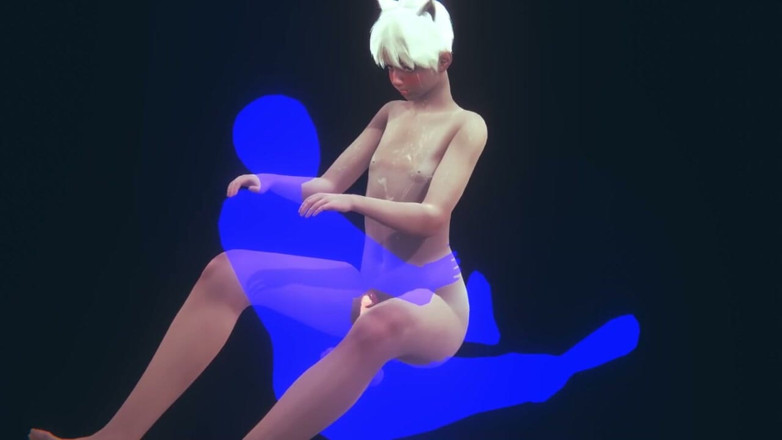 Yaoitube: Yaoi Femboy - sexy Neko Femboy Tvrdý sex část 2