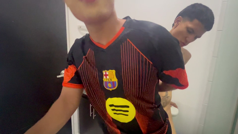 Tomas Styl: Femboy Goes Into the Bathroom While His Step Stepbrother Is...