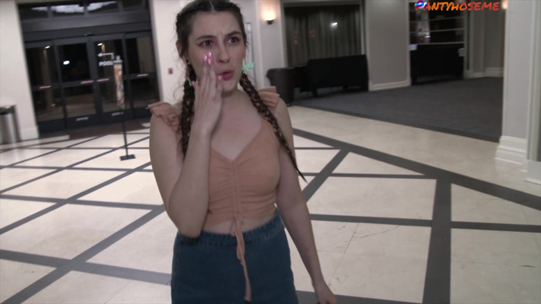 Pantyhose me porn videos: Ziva Fey Gets Horny on the Bed Wearing Pantyhose Licks...