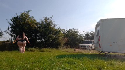 SSBBWLadyBrads: Gry na świeżym powietrzu ze swoją grubą boginią