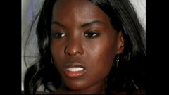 X Black: Double ebony princesses vs big white cock