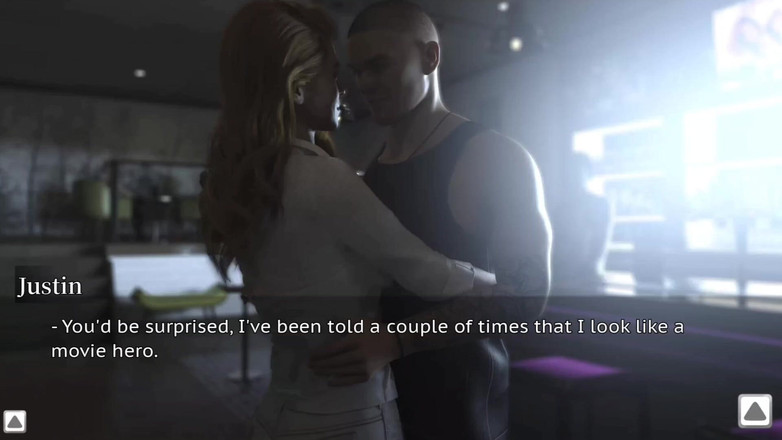 Nerom life: Die stiefmutter tanzt spielerisch mit dem nachbarn