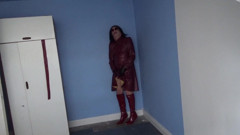 Maroon Leather