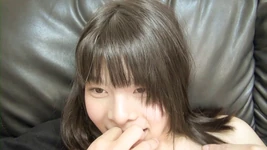 Hairy Japanese pussy licked and filled with cum