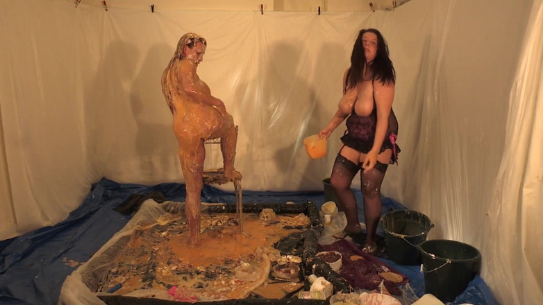 Gunked up girls: Faye Rampton gunge tvätt