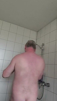 Naked Nylon Boy and the Long Hair Trimmer