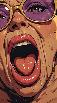 Les grandes bouches ouvertes veulent une bite