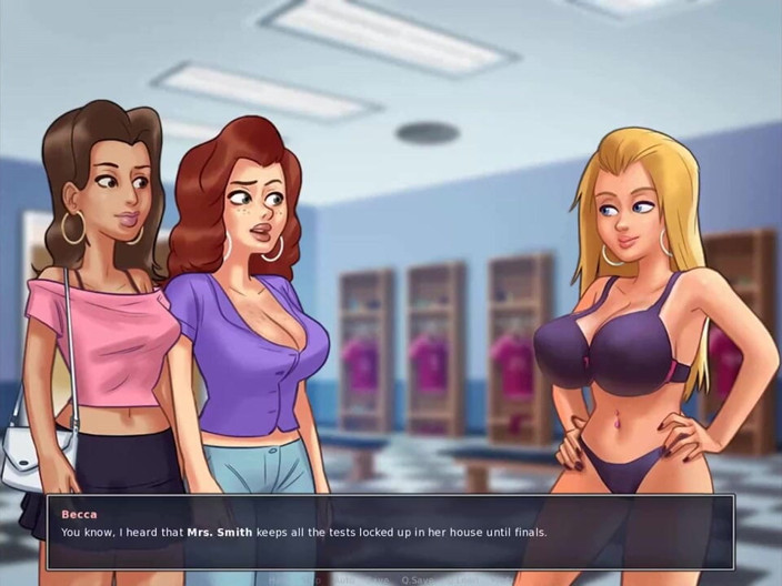 Dirty GamesXxX: Summertime Saga: checando a la milf antes de ir a...