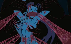 Ibuki se fait traquer par des fils collants