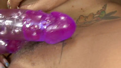 LesbianFantasies: Sexy lesbiche ebano che giocano con i loro giocattoli del...