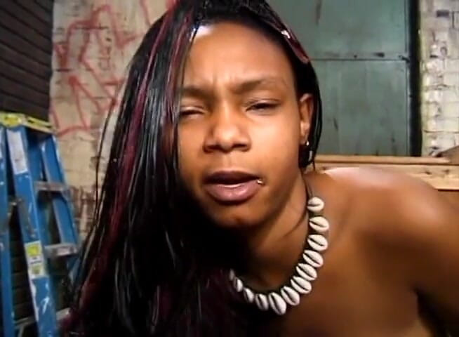 CBD Media Interracial: African house maid gets her black pussy penetrated by her...