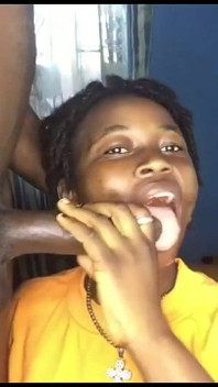 Hoodrat Just Needs a Dick in Her Mouth