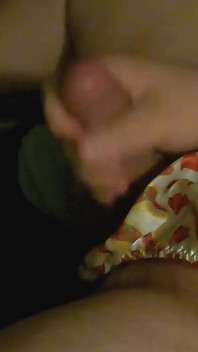 साटन टैको थोंग उभार खेल जर्क और वीर्य