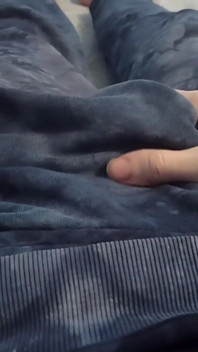 Guy in Pants Is Massaging His Cock