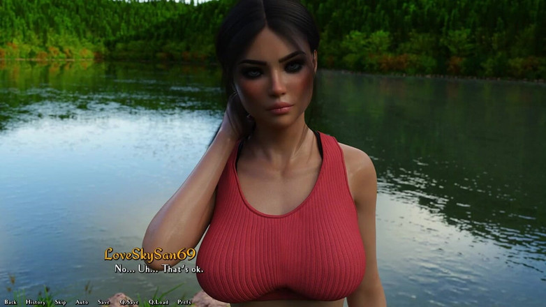 LoveSkySan69Real: Être un dik 0.7.0, partie 212, la bombasse Jill en maillot de...