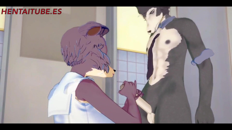 Yaoitube: 毛茸茸的成人动漫 - legosi x juno撸管，乳交和肛交，射在她的奶子和屁股里