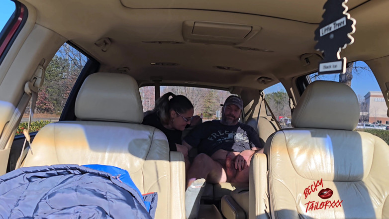 MrandMrsTailor: Hubby Creampies Wife in Mall Parking Lot